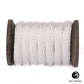 White Solid Braid Polyester Rope 1/4-Inch x 1000-feet O79466