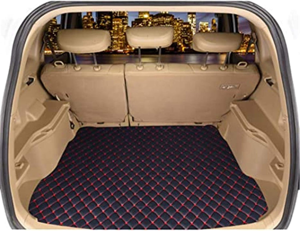 Purple Leather Full Car Floor Mats with Cargo Mat T726528