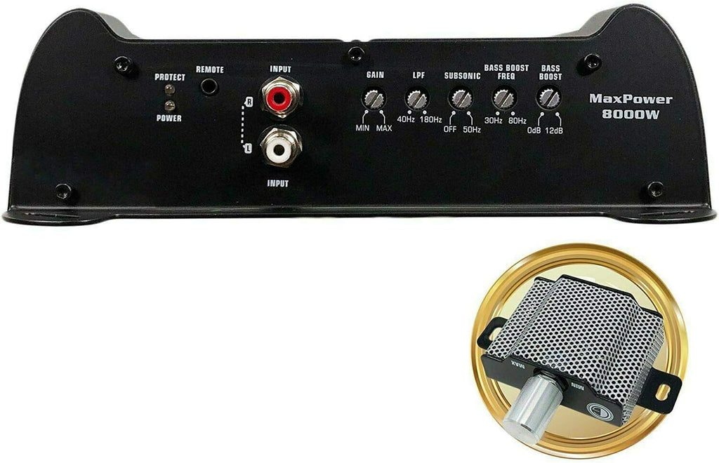 8000 Watts 1 Ohm Stable Monoblock Car Audio Amplifier N535393