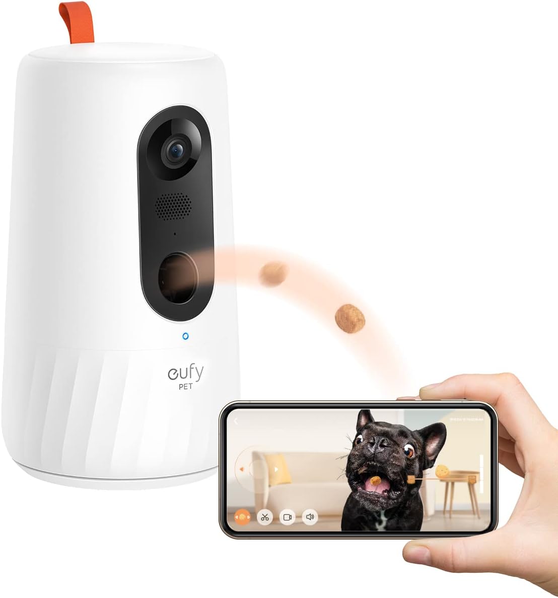 1080p Pet Dog Camera with Treat Dispenser F97078