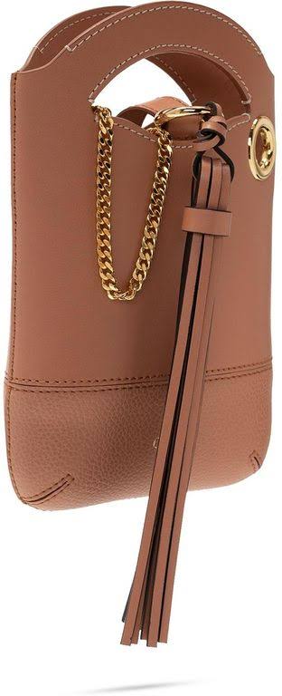 Mini Leather Crossbody Phone Pouch R825388