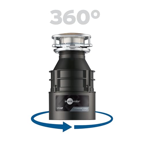 Black 1/3 HP Continuous Feed Garbage Disposal G69228