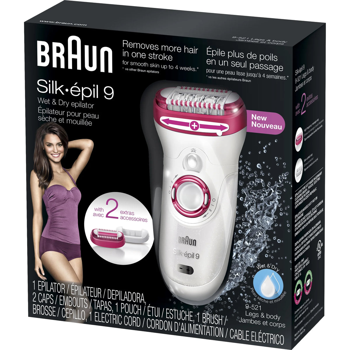 Wet & Dry Cordless Epilator D702