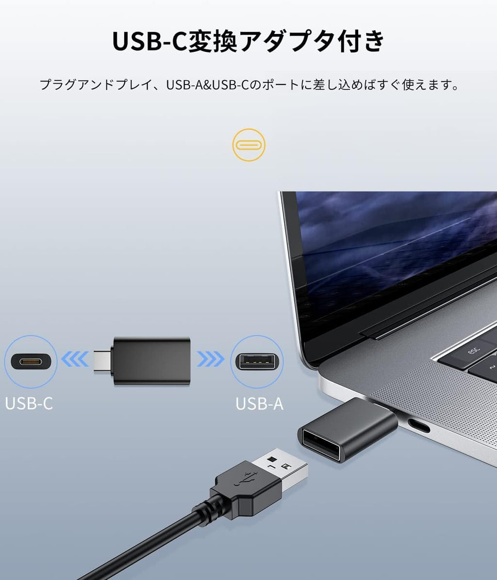 4K Webcam with Dual Microphones, 120° Wide Angle Zoomable Web Camera L900