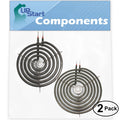 2-Pack 8 inch 6 Turns & 6 inch 5 Turns Surface Burner Elements N84413