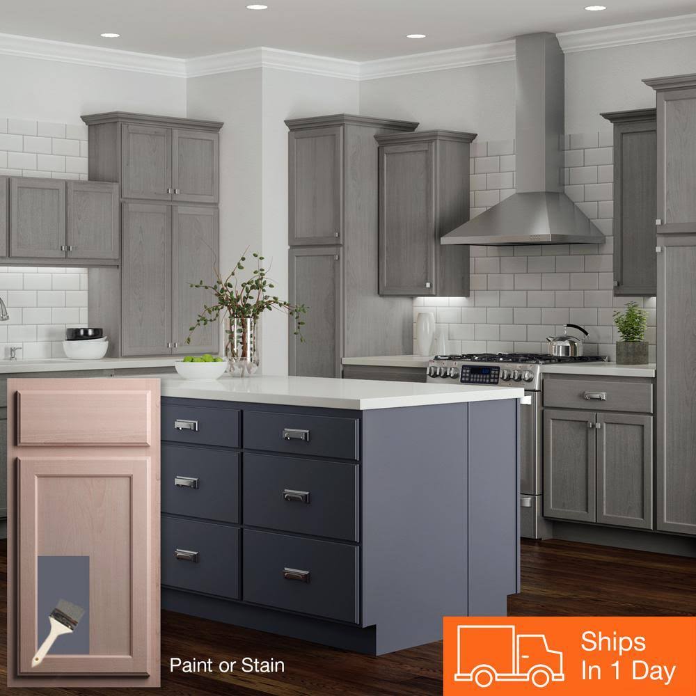 Unfinished Beech Lazy Susan Corner Base Kitchen Cabinet R121056