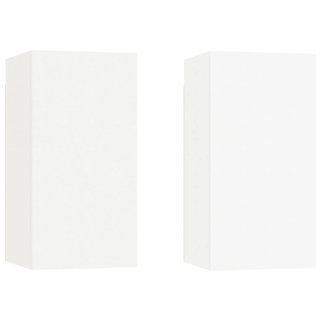 White Chipboard TV Cabinet C3372