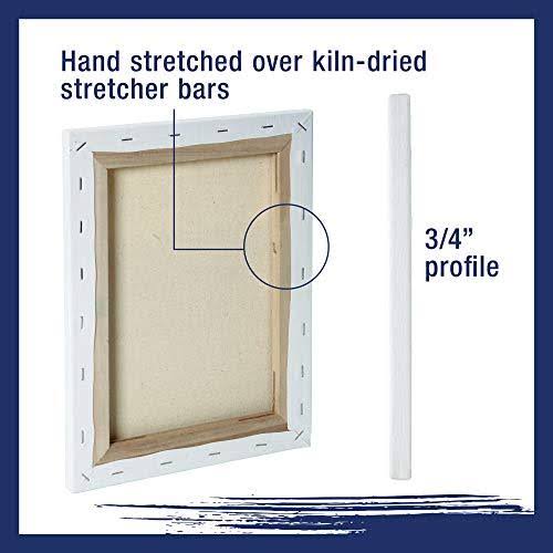 20-Pack 16 x 20 inch Acid Free Stretched Canvas Y39629