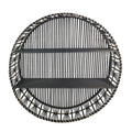 2-Layer Wall Shelf in Black Z124067