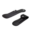 Black Leather Wine Bottle Opener L89413