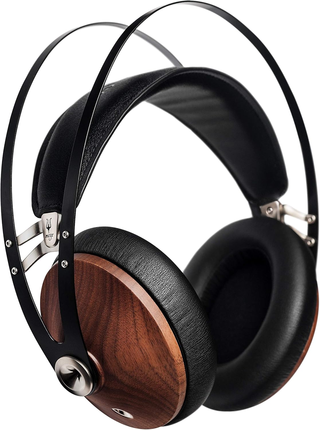 Walnut Silver Wired Over-Ear Headphones with Mic and Self Adjustable Headband Y63169