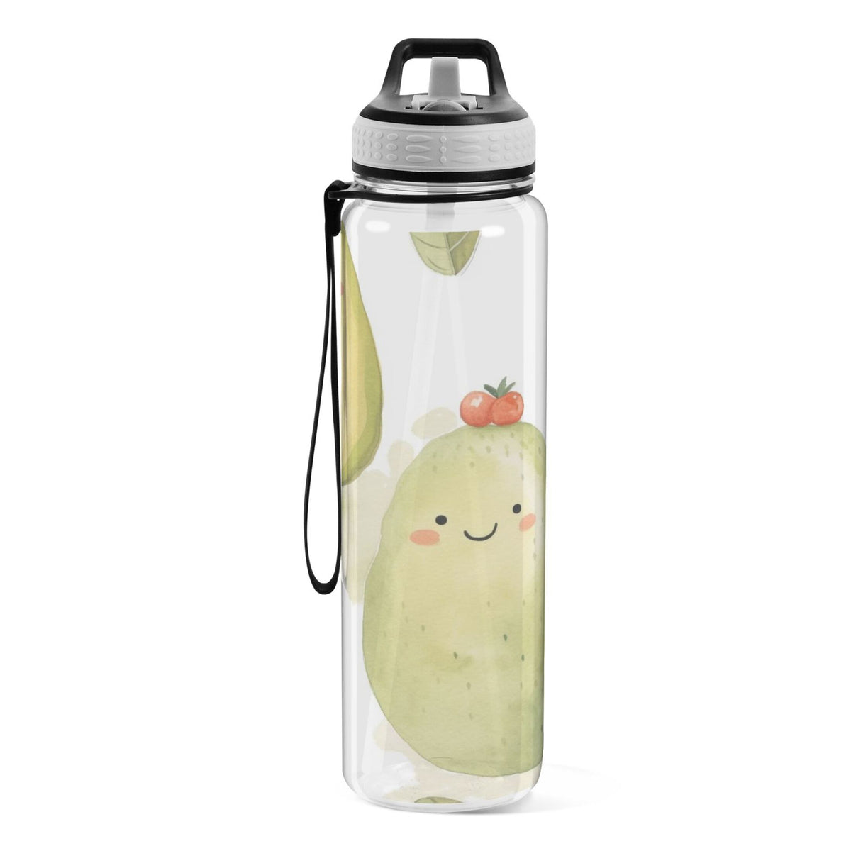 32oz Tritan Clear Water Bottle with Straw H684