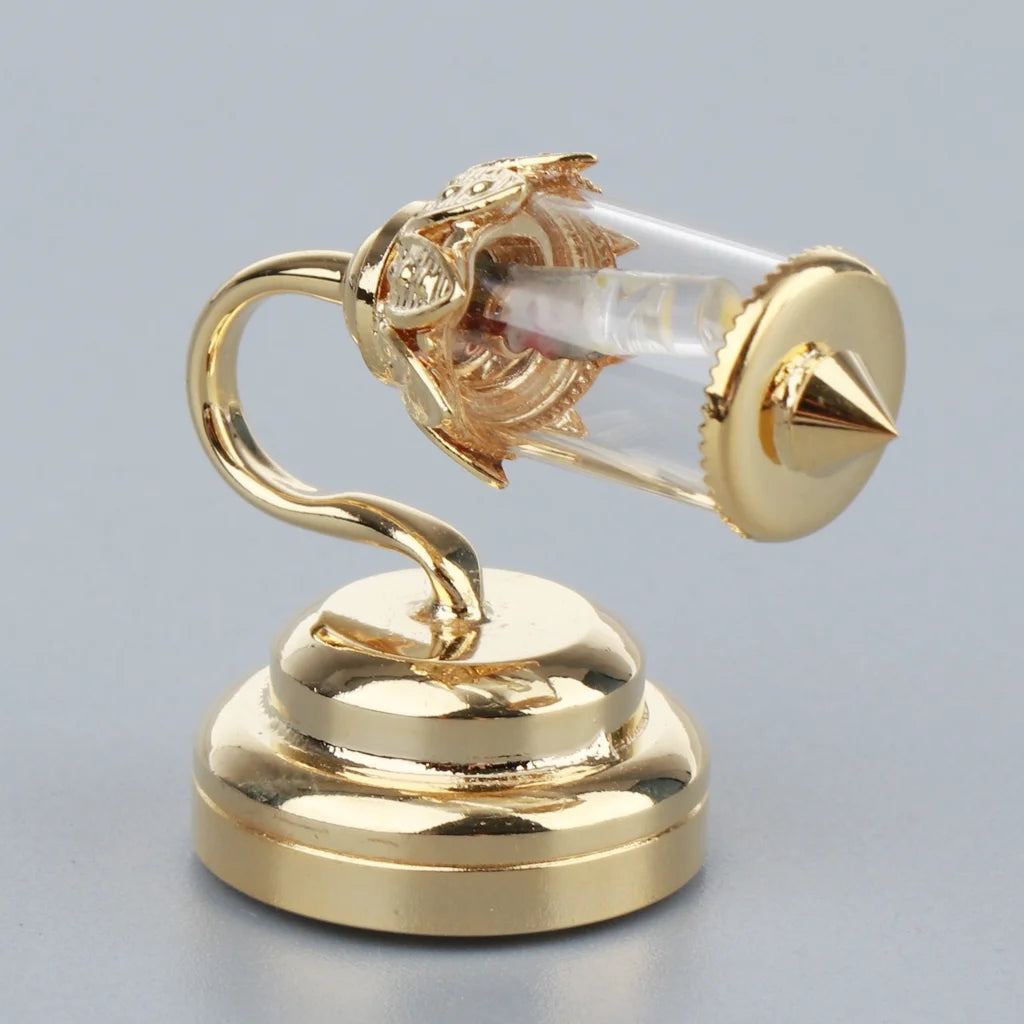Golden Miniature Led Wall Sconces for Dollhouse F574624