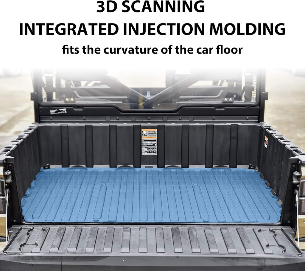 Rubber Bed Mat Liner for Polaris Ranger XP 1000 Crew D9786