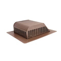 Brown Aluminum Slant-Back Roof Louver Static Vent J2794