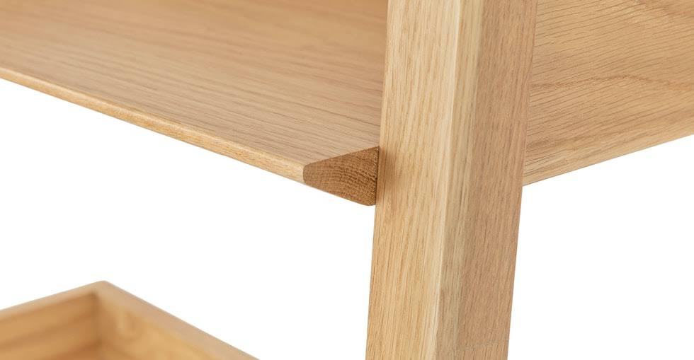 Solid Wood Oak Bookcase Z88596