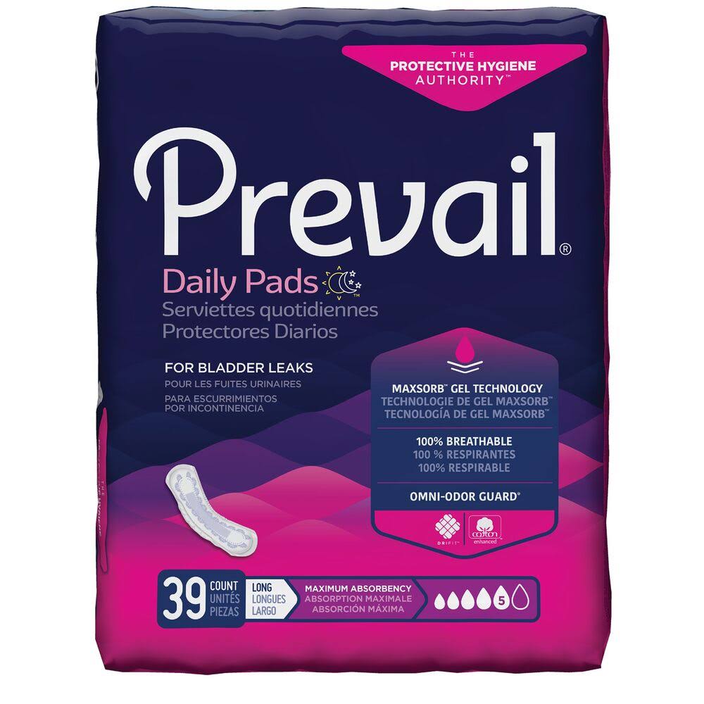 Bladder Control Pad, 13 inch, Heavy Absorbency, Case of 156 S505