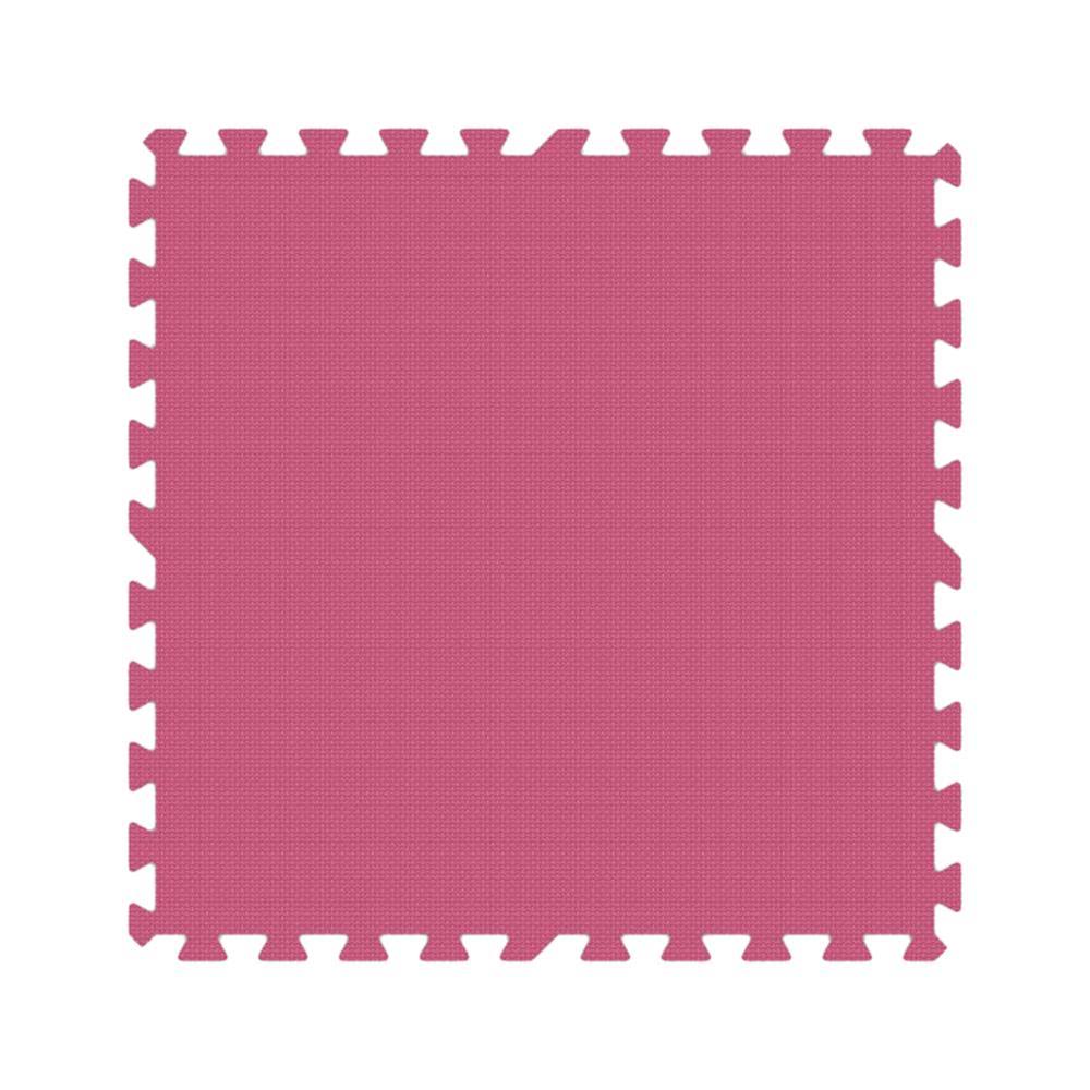 Pink Interlocking Foam Floor Mat Set W358643