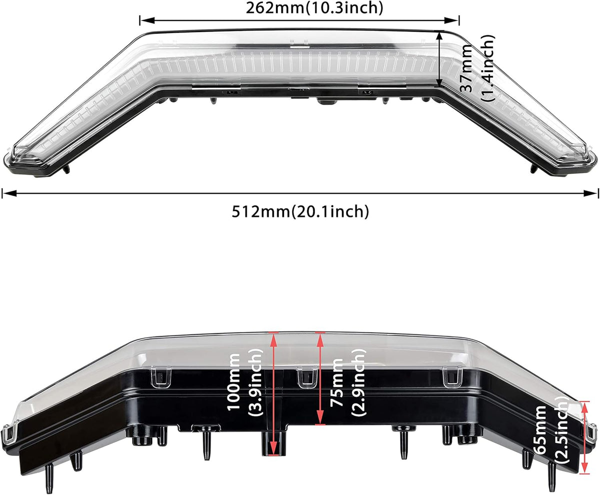 UTV Front Accent Light LED Center Grill Light Pack of 2 L612