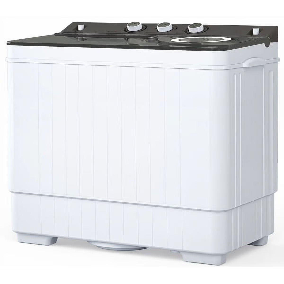 Semi-automatic Twin Tub Washing Machine, 26Lbs, White & Grey K77476