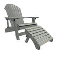 Coastal Teak Folding Recliner Chair with Ottoman G194