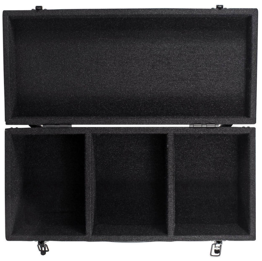 3-Row Carpeted Storage DJ Case for 45 RPM Vinyl Records L391342