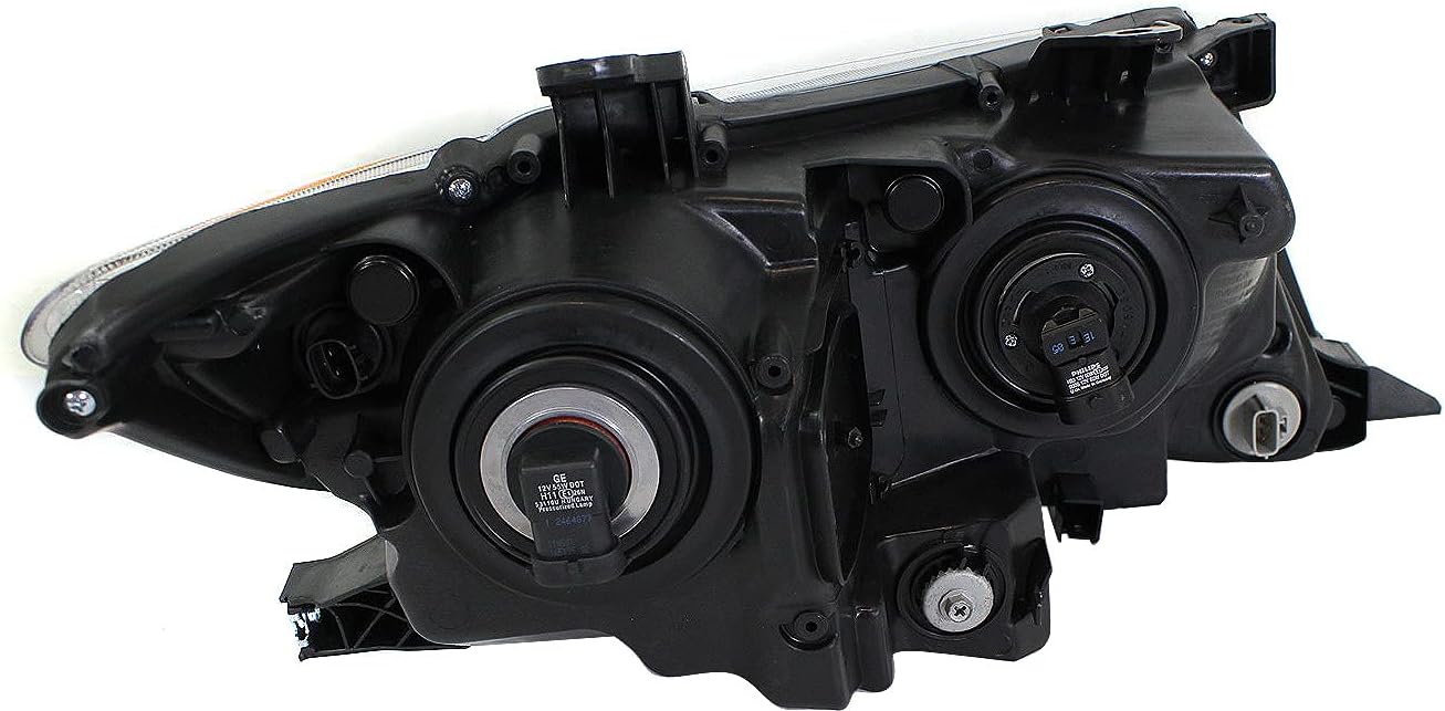 Set of 2 Halogen Headlight Assembly with Clear Lens W3001