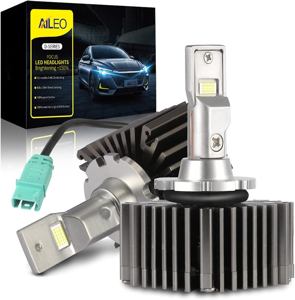 6000K White LED Headlight Bulb Conversion Kit Pack of 2 J482