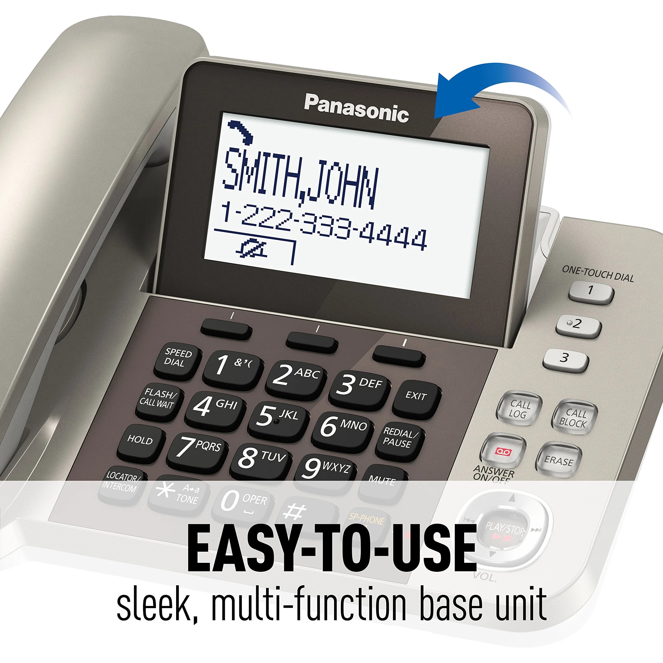 Champagne Gold Corded / Cordless Dect Landline Telephone O78908