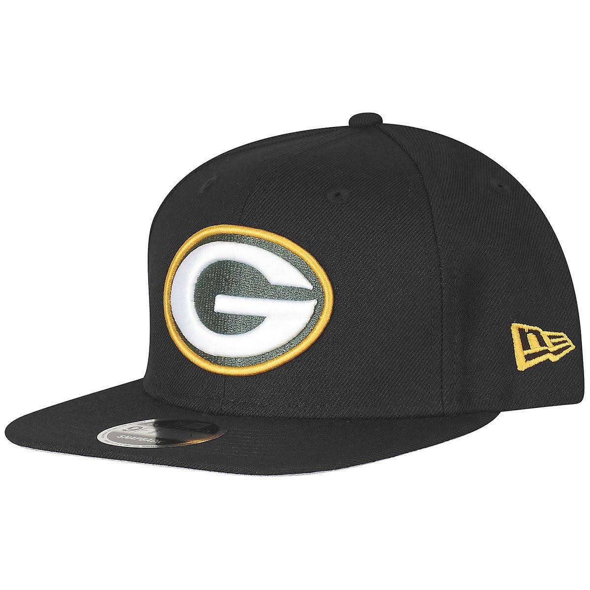 Black Green Bay Packers Snapback Cap I267
