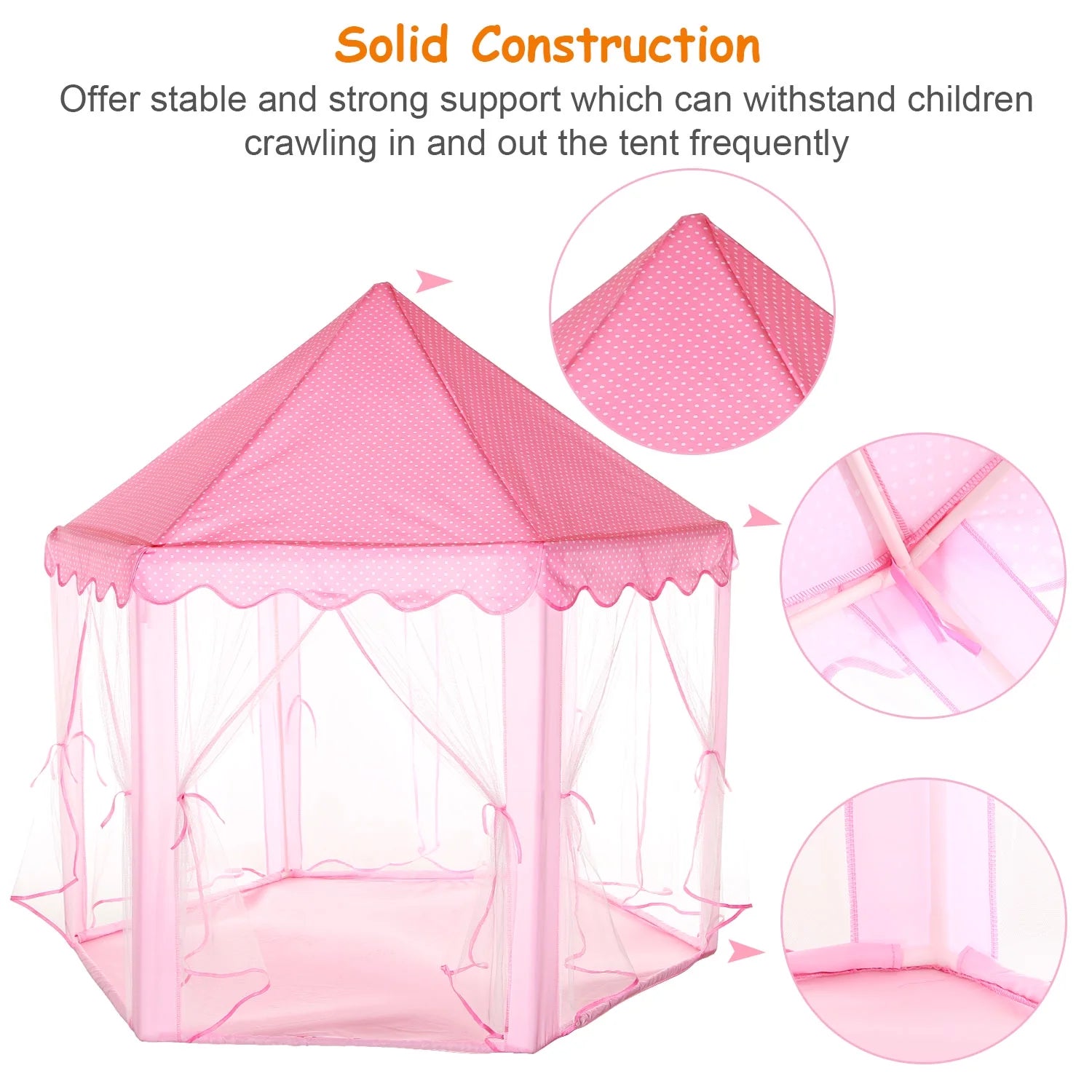 Kids Fairy Play House Tent with Carry Case B779
