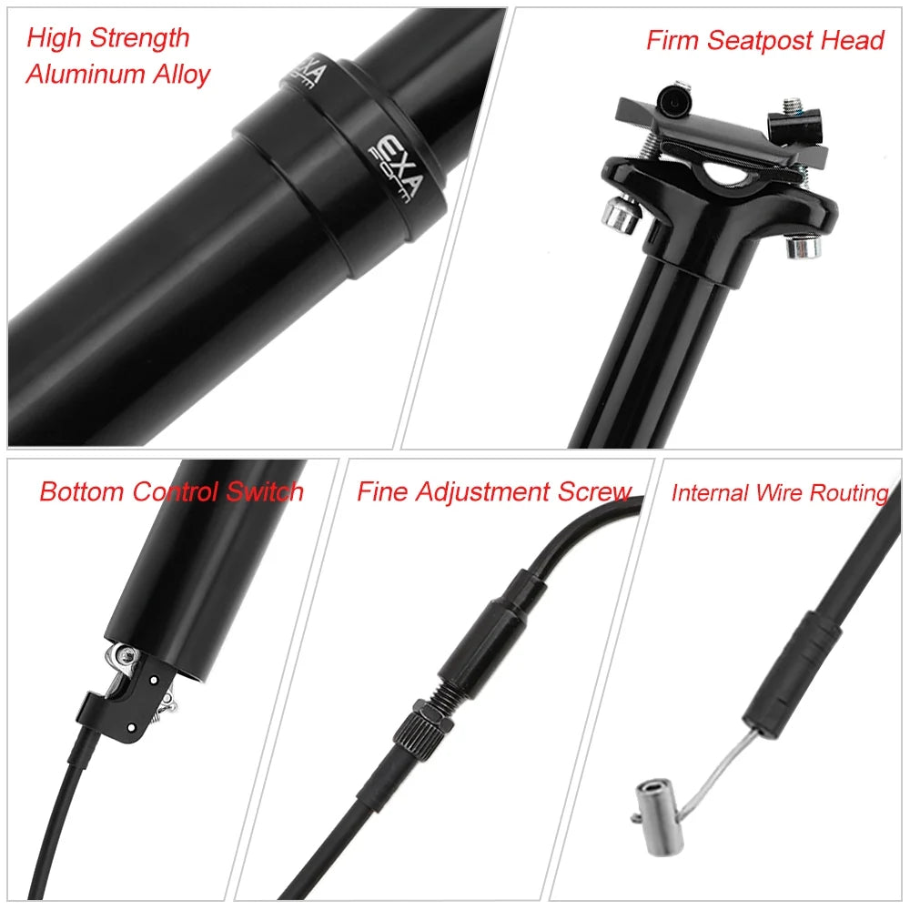 Adjustable Height Hydraulic Mountain Bike Seatpost O457426