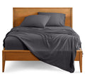 Short Queen 4 Piece Microfiber Sheet Set with Deep Pockets L7101