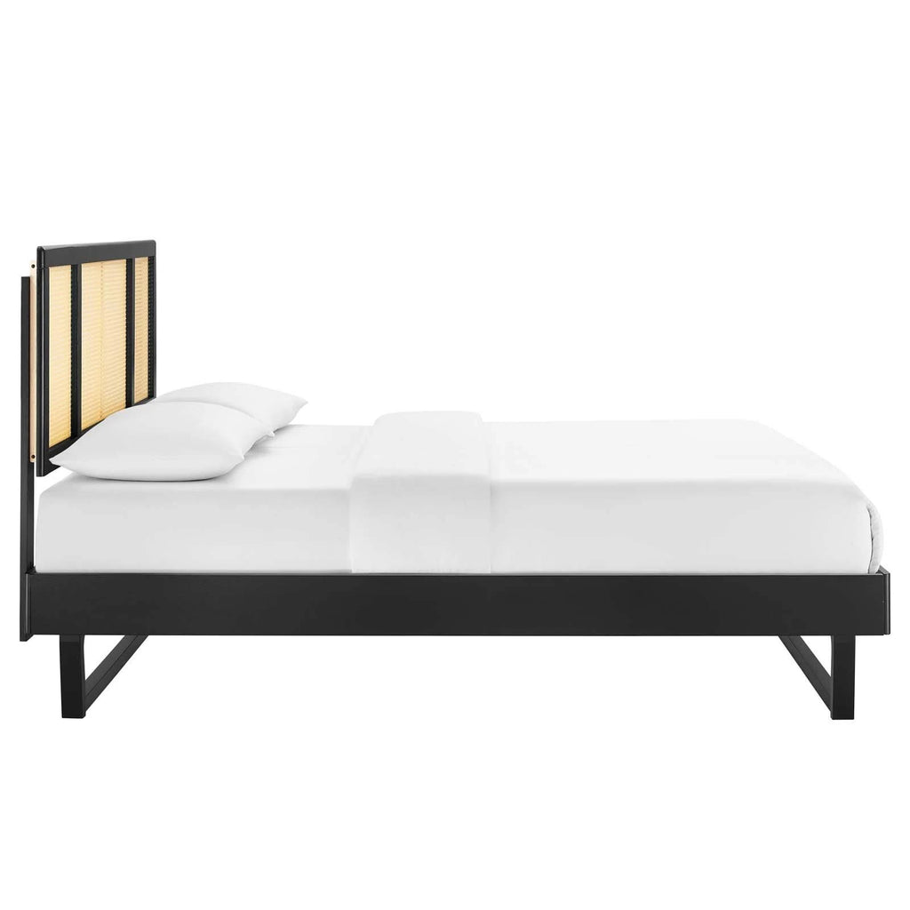 Black Queen Platform Bed N6830