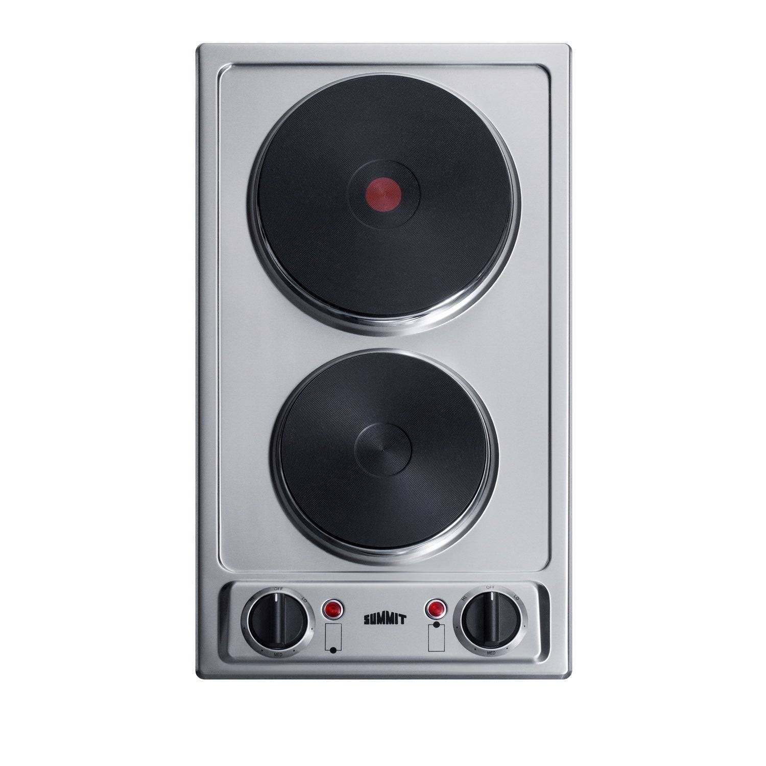 2 Burner Electric Cooktop Stainless Steel K167034