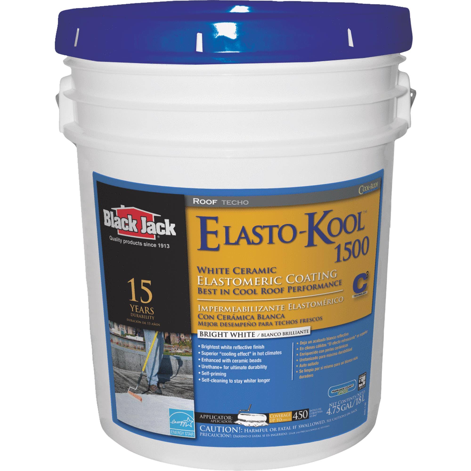 Black Jack Elasto-Kool 1500 Elastomeric Roof Coating 5gal S2161