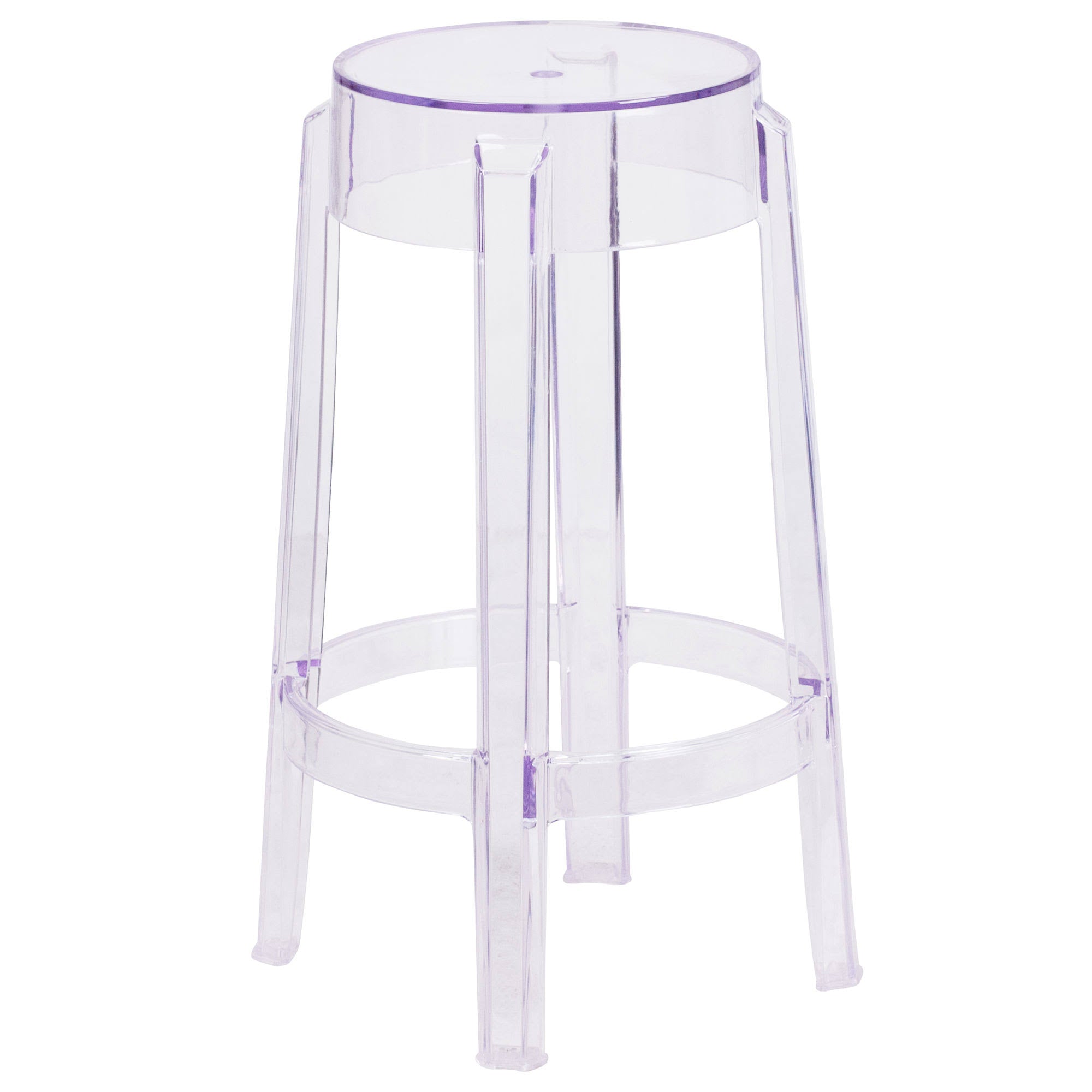 Clear Counter Height Stool O2973
