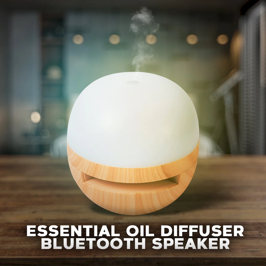 3 in 1 Wireless Speaker Diffuser with Bluetooth Speaker Color Changing Night Lights I98195