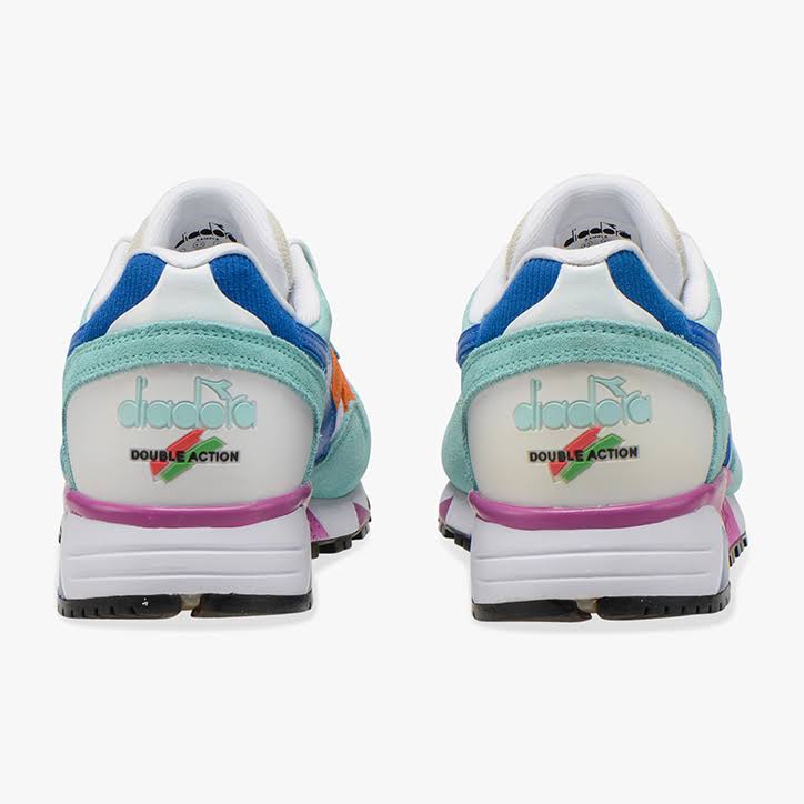 Blue Orange Lilac Trainers T931