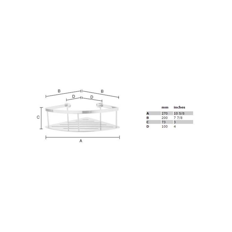 Corner Soap Basket J850