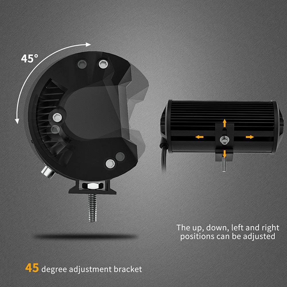 6Pcs Pack of 2 240W 24000lm LED Light Bar F8245