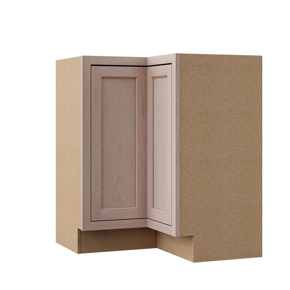 Unfinished Beech Lazy Susan Corner Base Kitchen Cabinet R121056