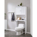 Freestanding Over The Toilet Bathroom Storage Cabinet with Adjustable Shelf D3919