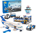 Airplane Station Building Kits Toys, STEM Building Sets, 652 Pieces H13255