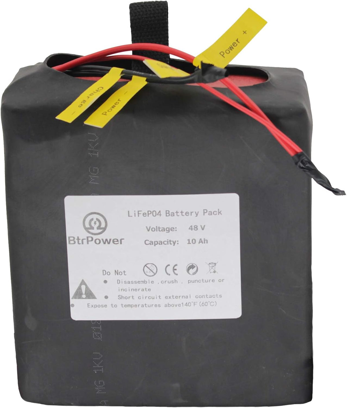 48V 10AH 18AH 20AH 30AH 50AH Lithium Ion LiFePO4 Battery Pack with 5A Charger T167