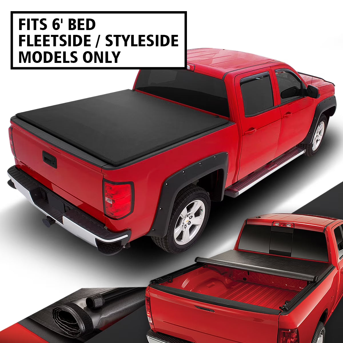 Soft Roll-Up Tonneau Cover Assembly A2779
