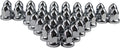 Chrome Bullet Flanged Lug Nut Covers Pack of 40 E70393