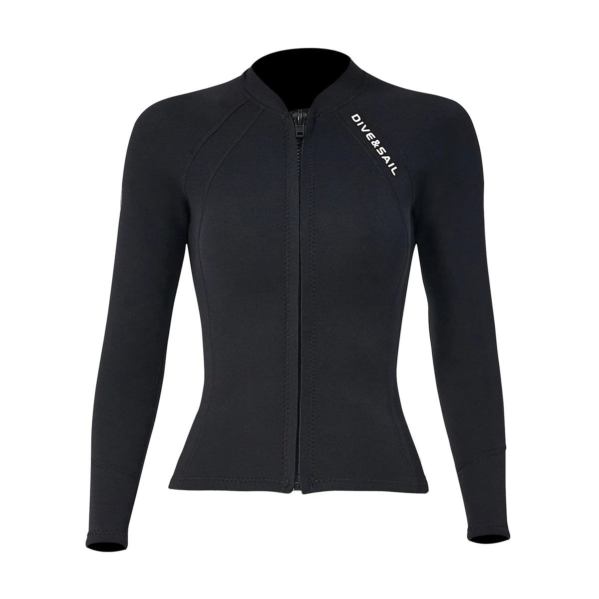 2mm Neoprene Front Zipper Wetsuits Jacket Long Sleeves N2467