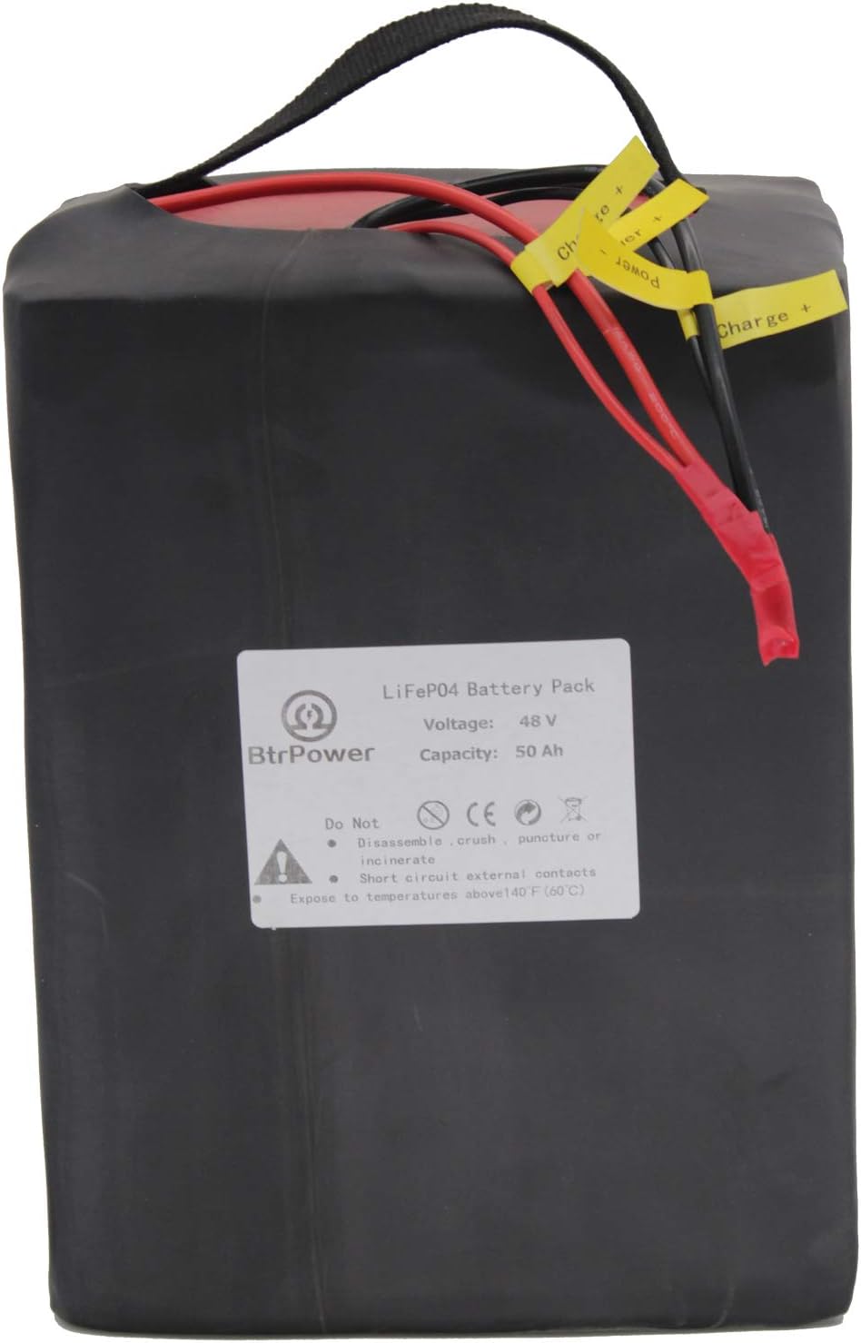48V 10AH 18AH 20AH 30AH 50AH Lithium Ion LiFePO4 Battery Pack with 5A Charger T167