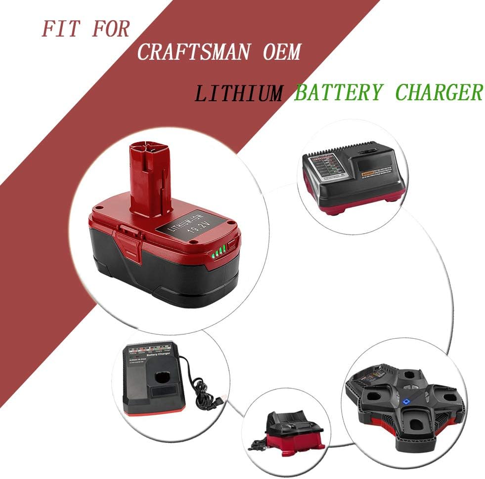 2 Pack 5.0Ah 19.2V Lithium-ion Cordless Battery M702899
